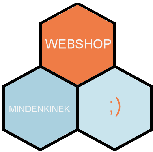 Az oldal tetején látható WebShopMindenkinek logó nagyobb változata.